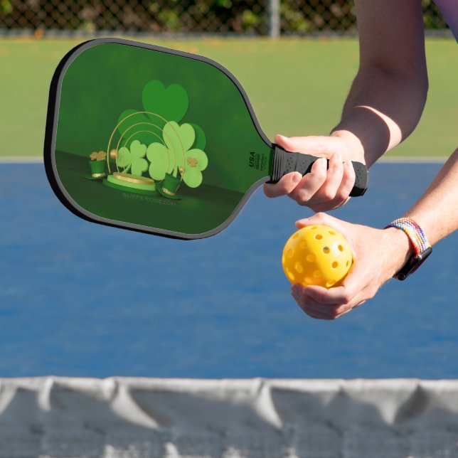 Raquette De Pickleball Lutrin de thème Saint-Patrick de SlipperyJoe (Insitu)