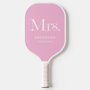 Raquette De Pickleball Luxe Elegance Rose Mme Mariage Date