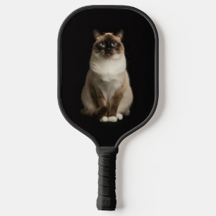 Raquette de Pickleball Luxe Noire 4, Chat Birman