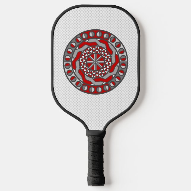 Raquette De Pickleball Machines rouges (Recto)