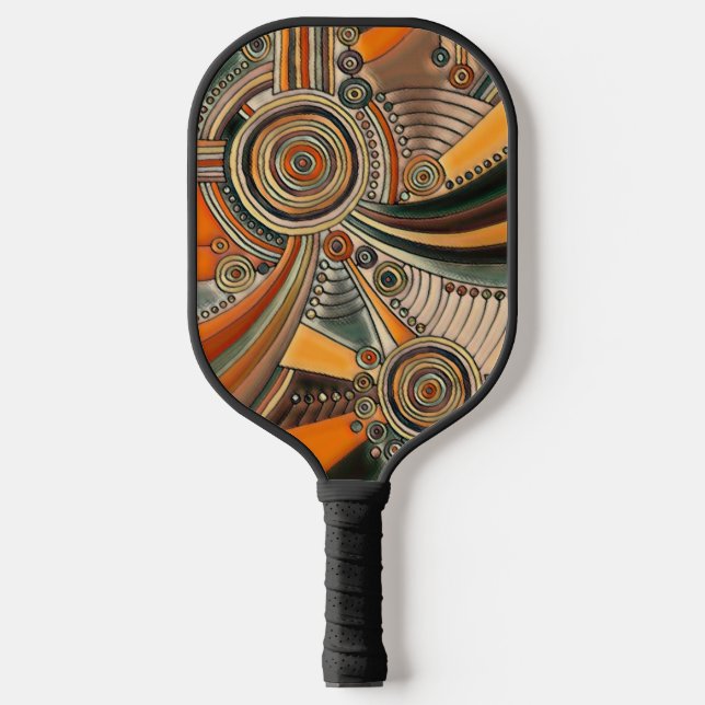 Raquette De Pickleball Main Tirée Par EDDArt - Thoughts 1 (Recto)