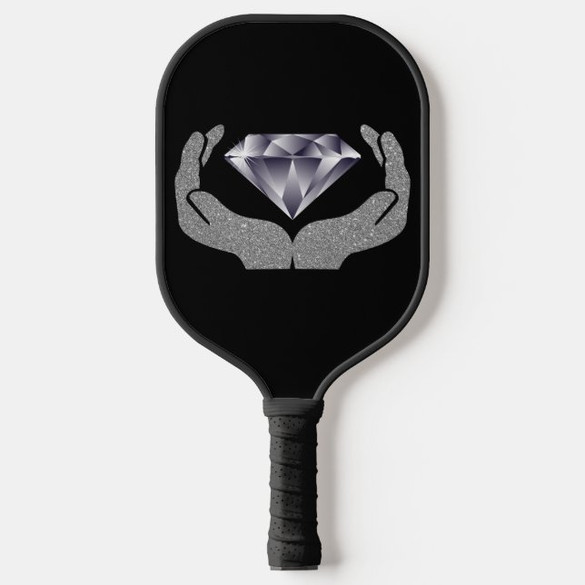Raquette De Pickleball Mains de Diamant (Recto)