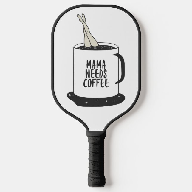 Raquette De Pickleball Mama a besoin de café (Recto)