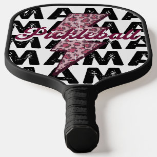 Raquette De Pickleball Mama éclair rose personnalisée