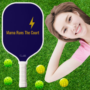 Raquette De Pickleball Mama Personnalisée Dirige Le Court Pickleball Mama