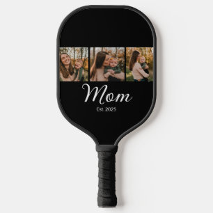 Raquette De Pickleball Maman a établi un script moderne gras noir 3 Photo
