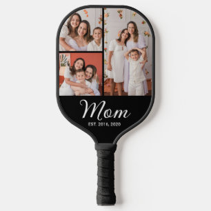 Raquette De Pickleball Maman a établi un script noir gras moderne 3 Photo