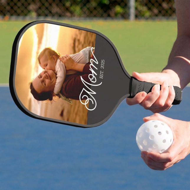 Raquette De Pickleball Maman a établi un script photo amusant (Créateur téléchargé)
