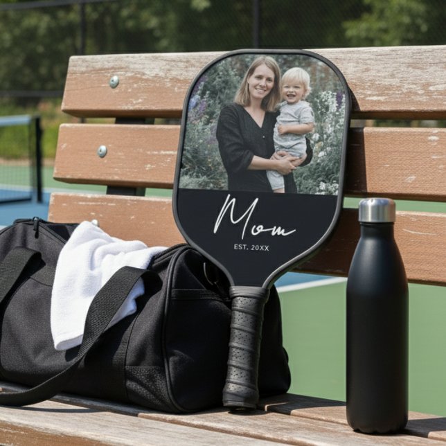 Raquette De Pickleball Maman a établi un script photo amusant (Créateur téléchargé)