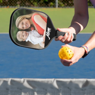 Raquette De Pickleball Maman a établi une photo de script amusant