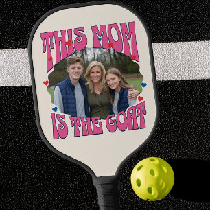 Raquette De Pickleball Maman est la chèvre rétro la plus grande de tous l