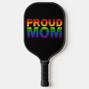 Raquette De Pickleball Maman fière Gay Pride LGBT Arc-en-ciel Mère LGBTQ 