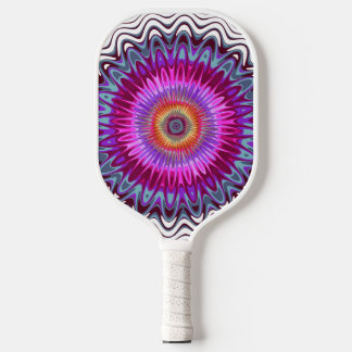 Raquette De Pickleball Mandala Abstrait
