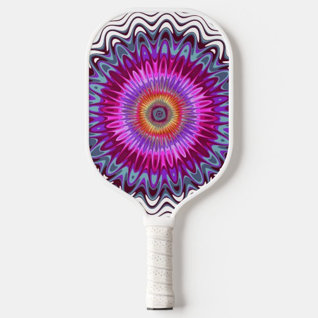 Raquette De Pickleball Mandala Abstrait (Recto)