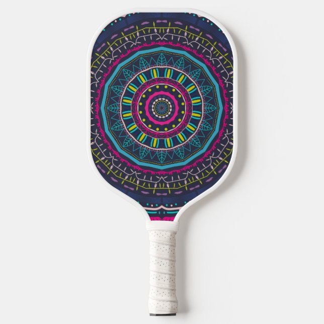 Raquette De Pickleball mandala coloré (Recto)