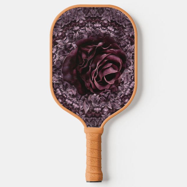 Raquette De Pickleball Mandala de rose  (Recto)