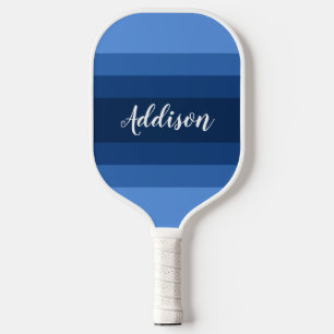 Raquette De Pickleball Marine Blue Ombre Stimulé Personnalisé