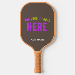 RAQUETTE DE PICKLEBALL MARQUE VÉRIFIÉE DE CAFÉ MODERNE ET PERSONNALISABLE