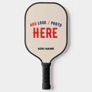 RAQUETTE DE PICKLEBALL MARQUE VERIFIEE NATURELLE PERSONNALISABLE MODERNE
