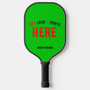 RAQUETTE DE PICKLEBALL MARQUE VERIFIEE PERSONNALISEE MODERNE CHIC VERT CI