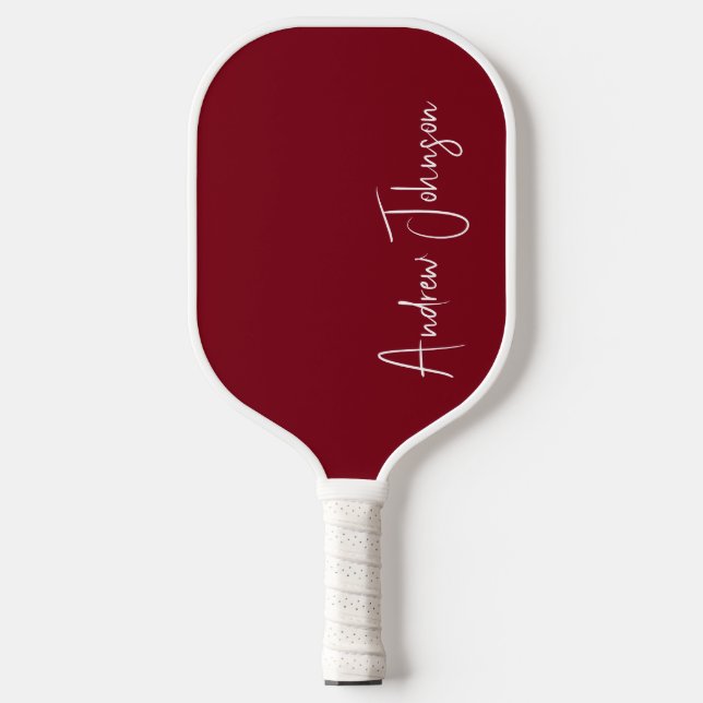 Raquette de Pickleball Marron Monogrammée (Recto)