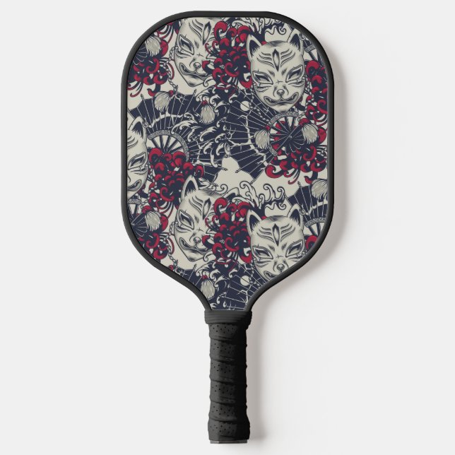 Raquette De Pickleball Masques japonais (Recto)