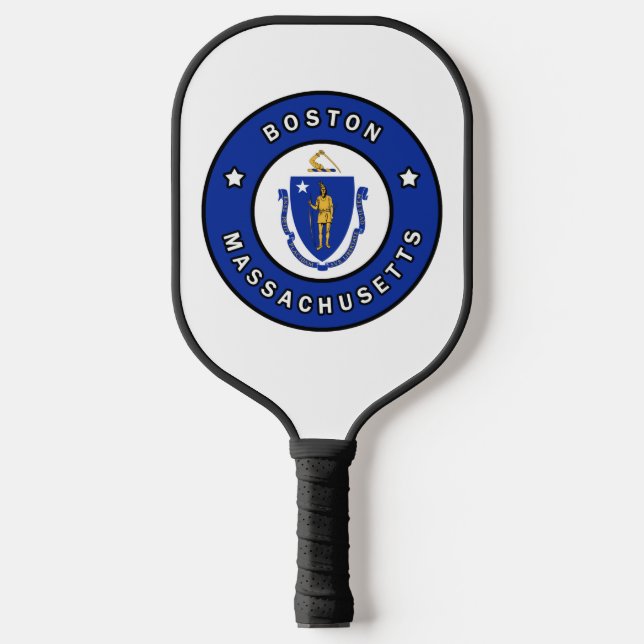 Raquette De Pickleball Massachusetts de Boston (Recto)