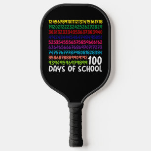 Raquette De Pickleball Math Nombres 100e Jour d'École Enseignant Enfants