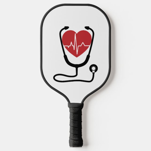 Raquette De Pickleball Médecin de la nouveauté Médecin infirmière Pratici (Recto)