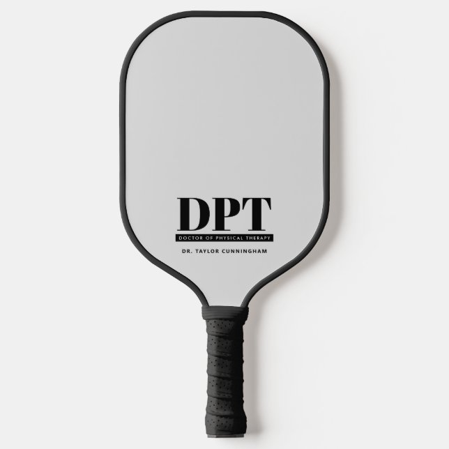 Raquette De Pickleball Médecin DPT moderne personnalisé de thérapie physi (Recto)