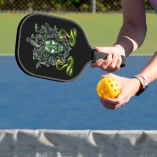 Raquette De Pickleball Medusa Gorgon, couleuvre verte