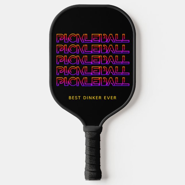 RAQUETTE DE PICKLEBALL MEILLEUR DÎNER SUR MESURE (Recto)