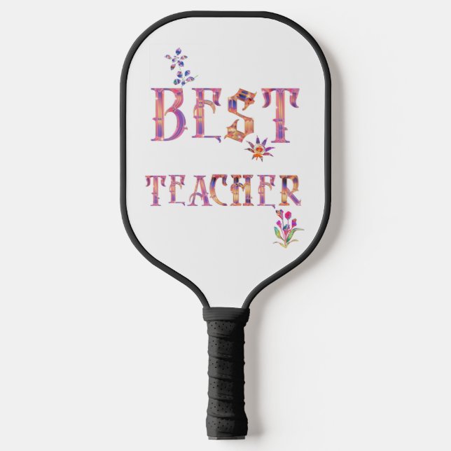 Raquette De Pickleball Meilleur enseignant (Recto)