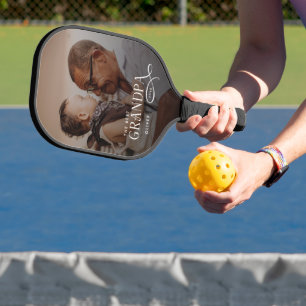 Raquette De Pickleball Meilleur Grand-Père Moderne Photo Personnalisée