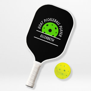 Raquette De Pickleball Meilleur Joueur de Pickleball Nom Ball Black Green