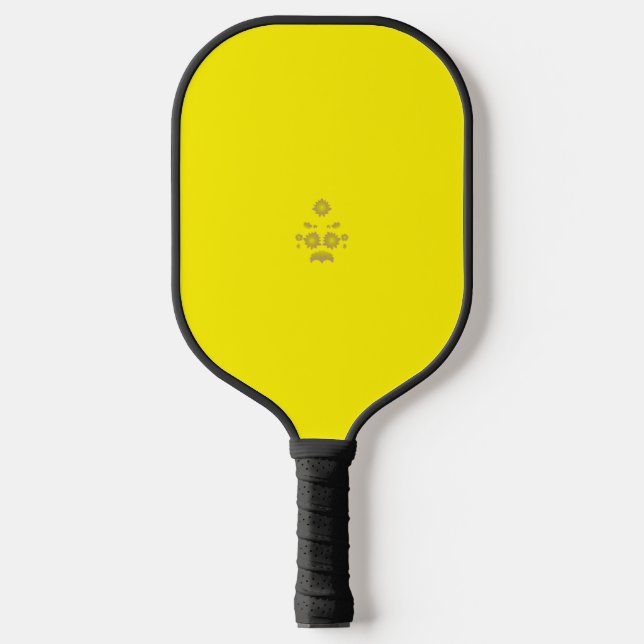 Raquette De Pickleball Meilleur Or Pâle, Poire, Jaune Sable, (Recto)