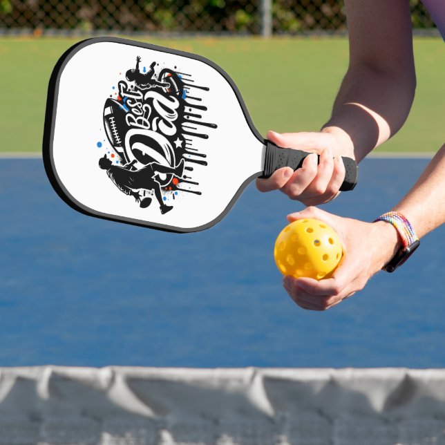 Raquette De Pickleball Meilleur papa Football père et fils Pickleball Pad (Insitu)