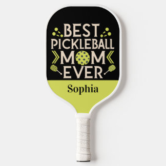 Raquette De Pickleball Meilleure maman Pickleball jamais Nom personnalisé