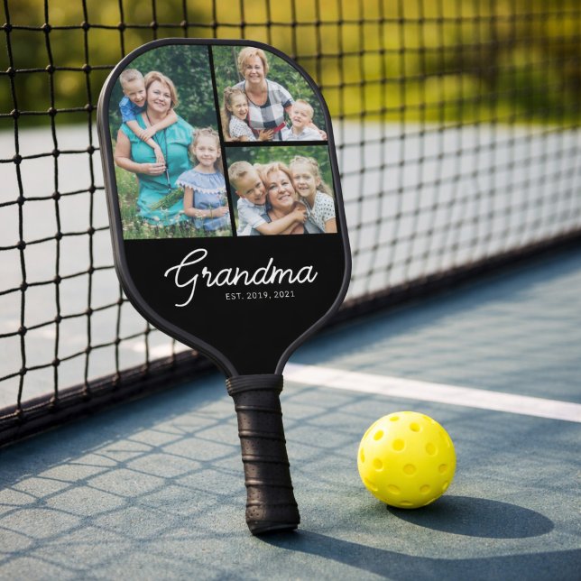 Raquette De Pickleball Mémé a établi le script 3 Photo (Créateur téléchargé)
