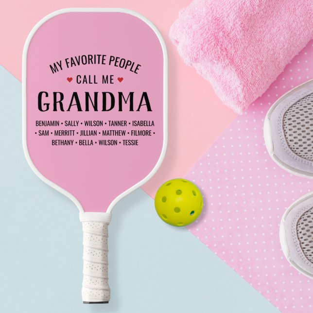 Raquette De Pickleball Mes Gens Favoris M'Appelent Grand-Mère Personnalis (Créateur téléchargé)