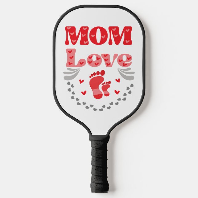 Raquette De Pickleball Mignonne Maman Amour (Recto)