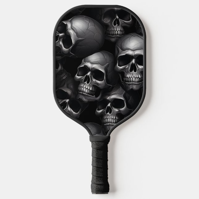 Raquette De Pickleball Modèle crâne éffrayant (Recto)