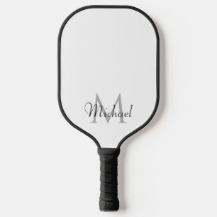 Raquette De Pickleball Modèle de design élégant monogramme double face
