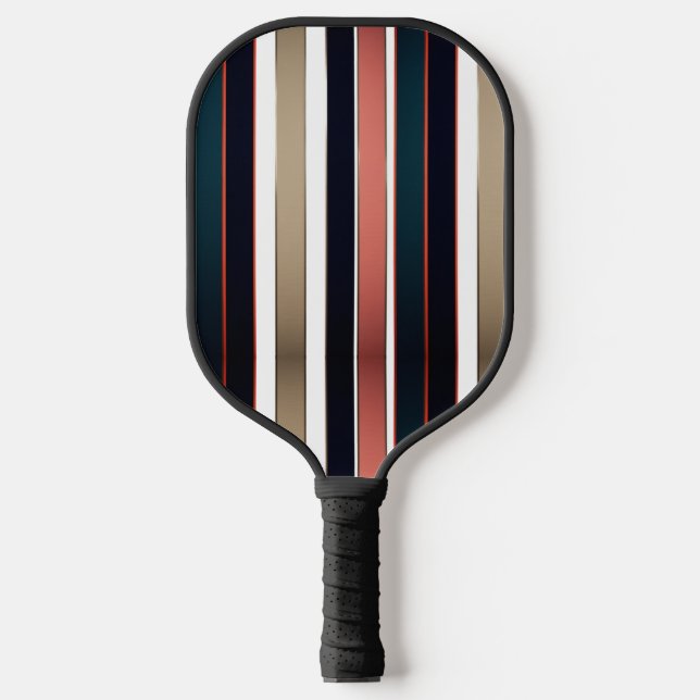 Raquette De Pickleball Modern Fire and Bold Diagonal Stripe Pickleball  (Recto)