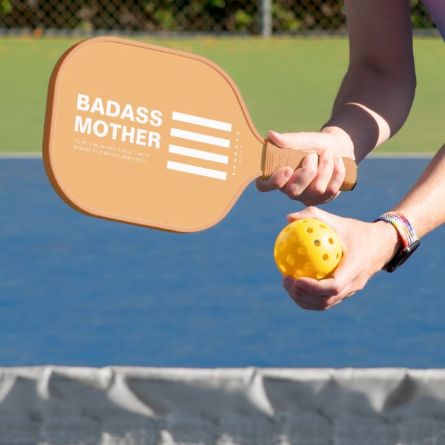 RAQUETTE DE PICKLEBALL MODERNE BADASS MÈRE TAN (Insitu)