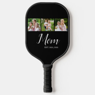 Raquette De Pickleball Mom Established Script Noir 3 Photo