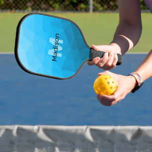 Raquette De Pickleball Monogramme à motif géométrique en maille dégradé c