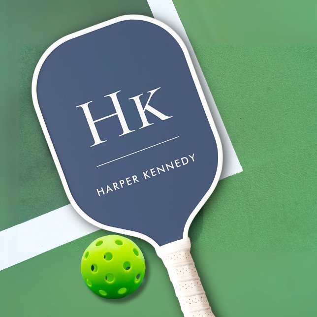 Raquette De Pickleball Monogramme classique (Créateur téléchargé)