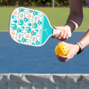 Raquette De Pickleball Monogramme de fentes personnalisées