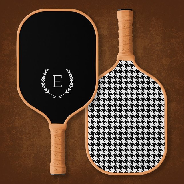 Raquette De Pickleball Monogramme de Laurel Crest (Créateur téléchargé)